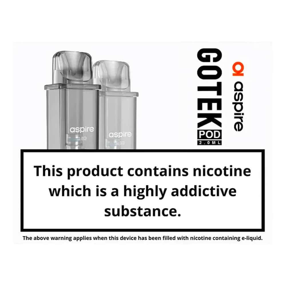 Aspire Gotek Replacement Pods 2 Packs