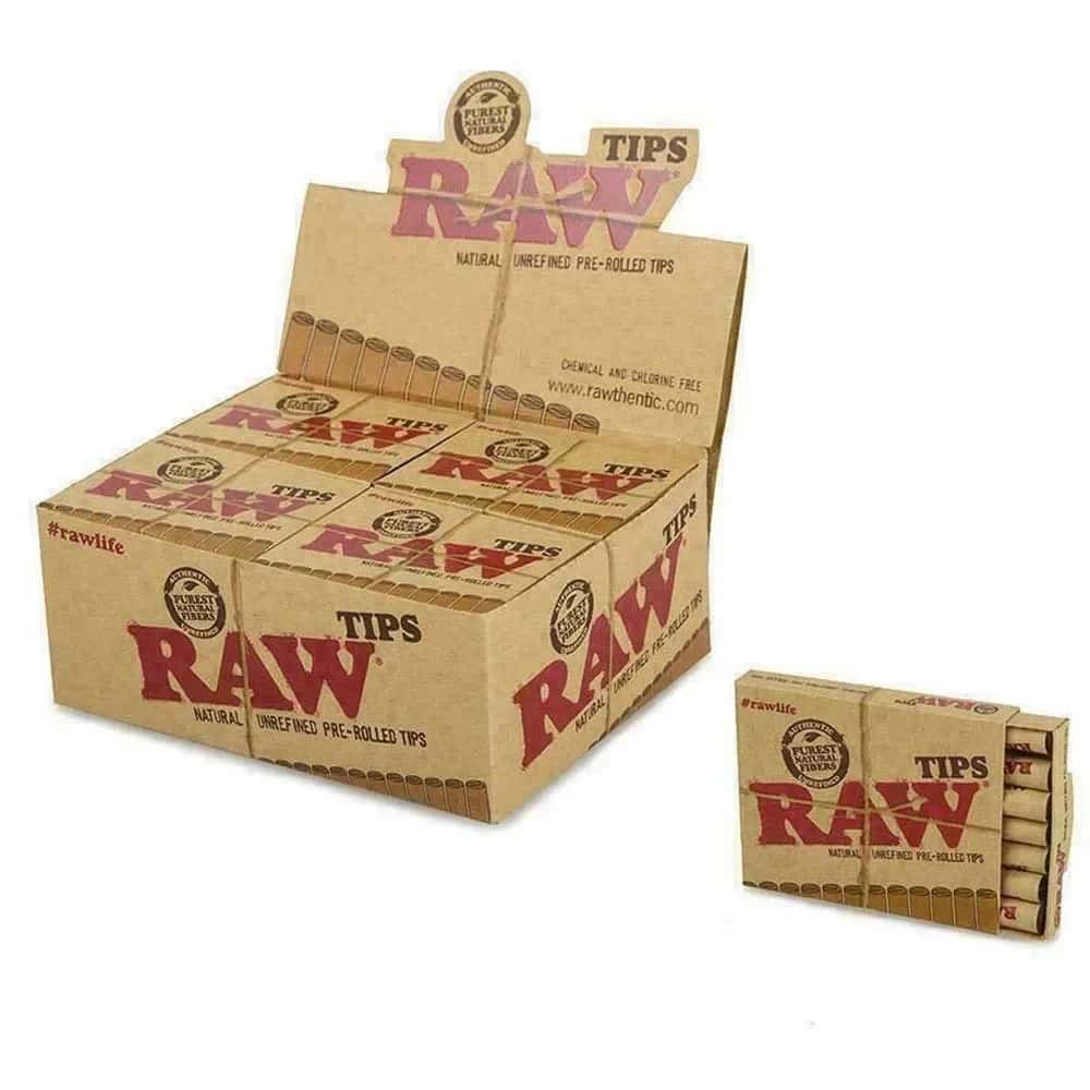 Raw Pre-rolled Tips (Pack of 20)