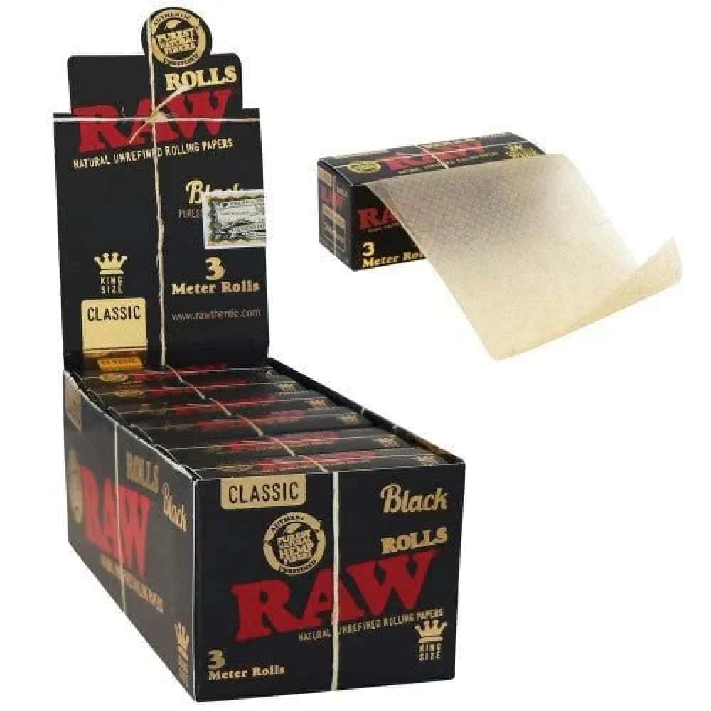 Raw Black 3M Rolling Paper