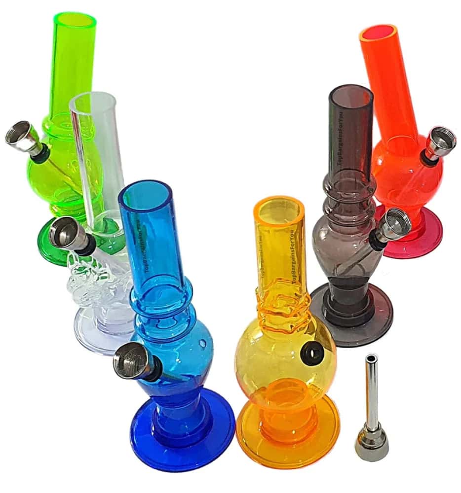 Acrylic Mini Water Bong - 1 Pcs