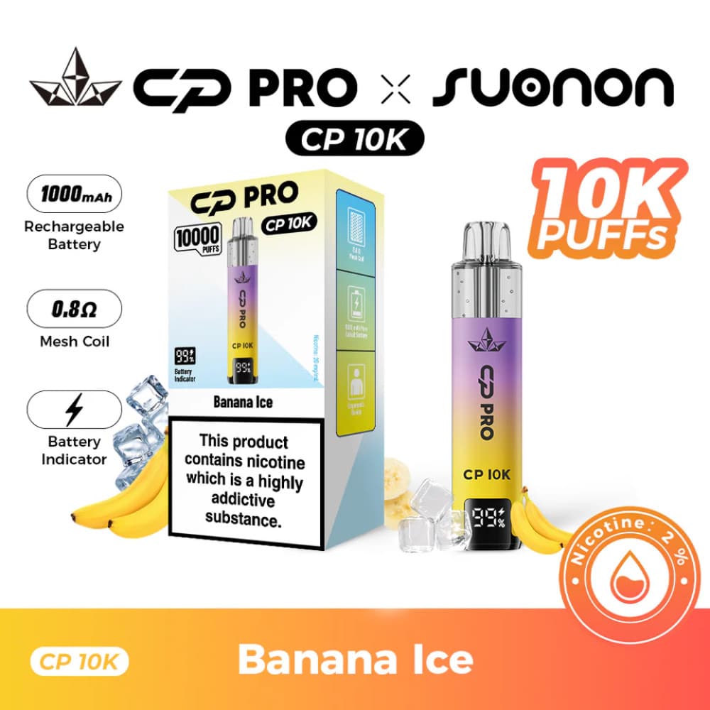 Crystal Pro CP 10k Vape Kit Box of 5