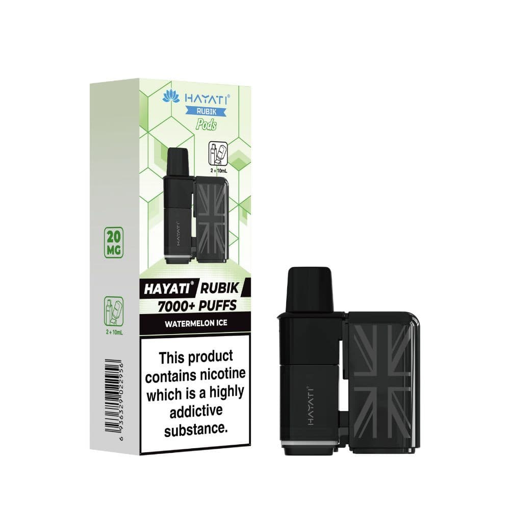 Watermelon Ice Hayati Rubik 7k Refill Pods Pack of 5