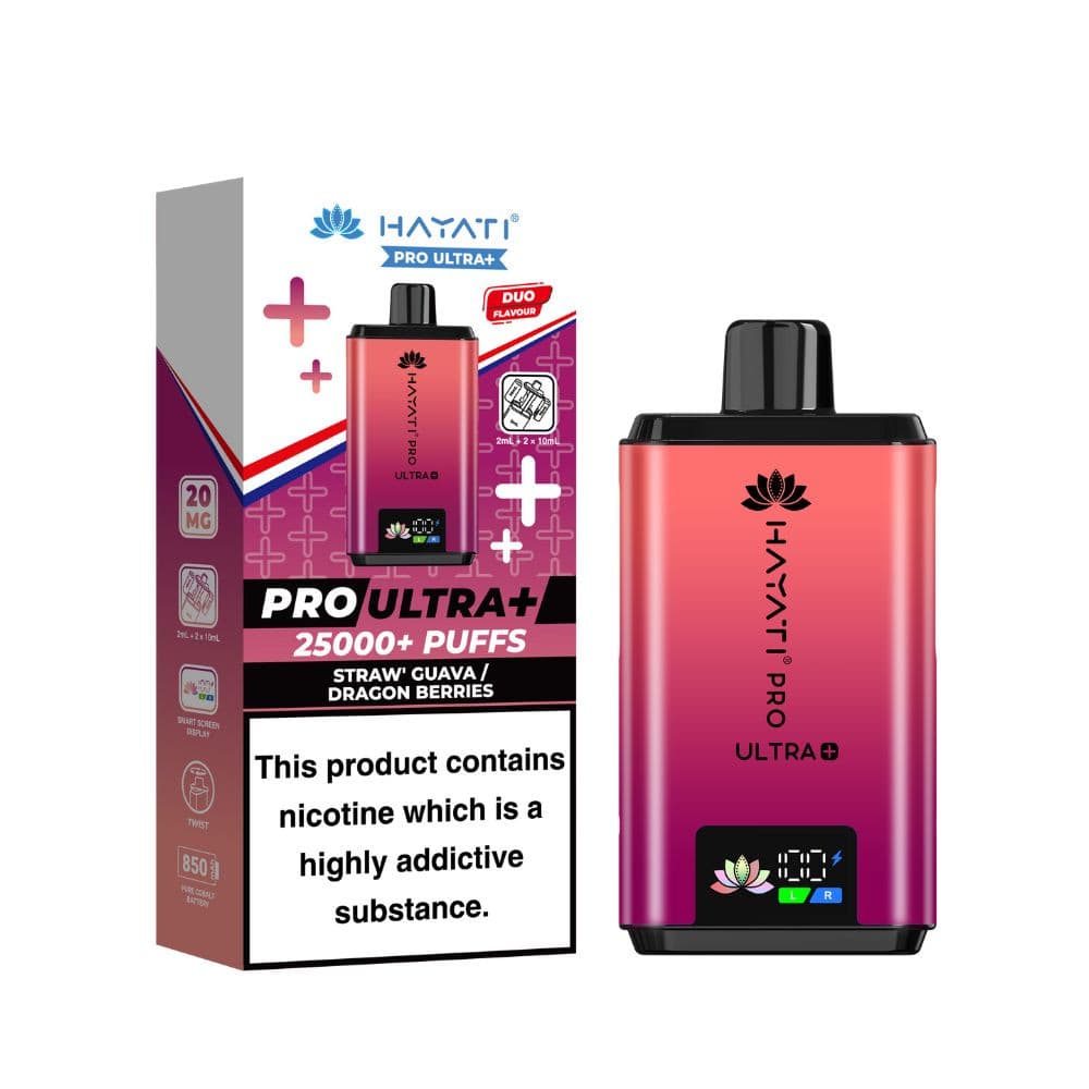  Strawberry Guava / Dragon Berries Hayati Pro Ultra Plus 25k Box of 5