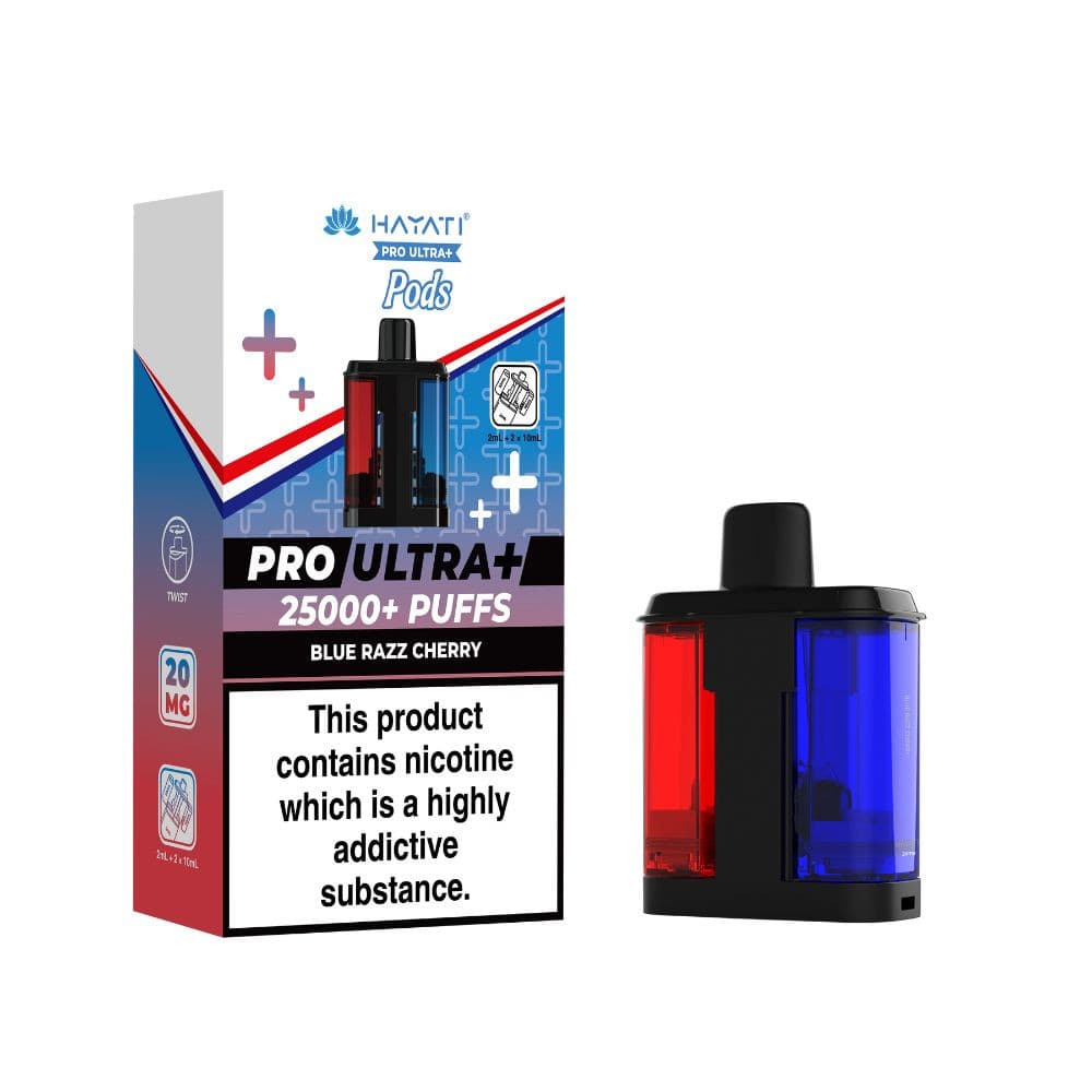  Blue Razz Cherry Hayati Pro Ultra Plus Refill Pods Pack of 5