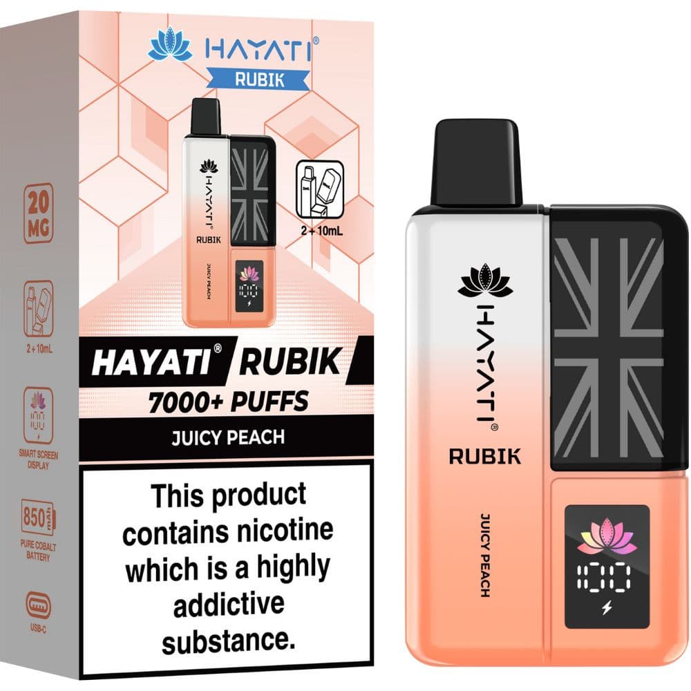  Juicy Peach Hayati Rubik 7000 Box of 5