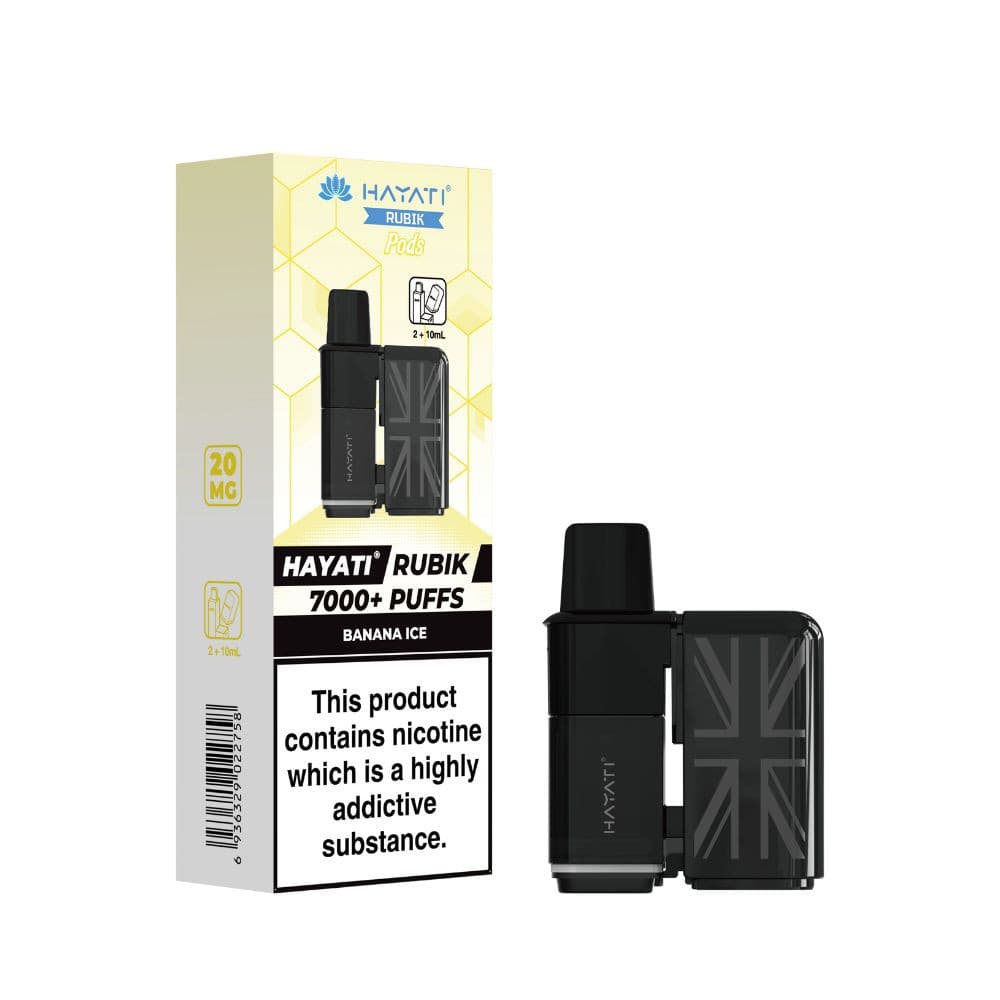  Banana Ice Hayati Rubik 7k Refill Pods Pack of 5