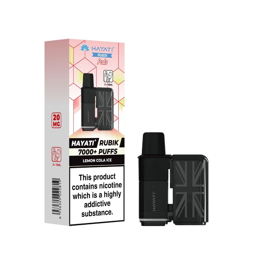  Lemon Cola Ice Hayati Rubik 7k Refill Pods Pack of 5