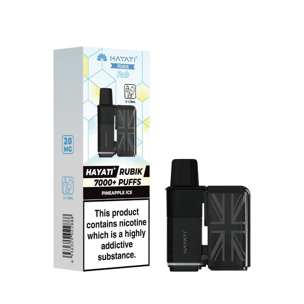  Pineapple Ice Hayati Rubik 7k Refill Pods Pack of 5