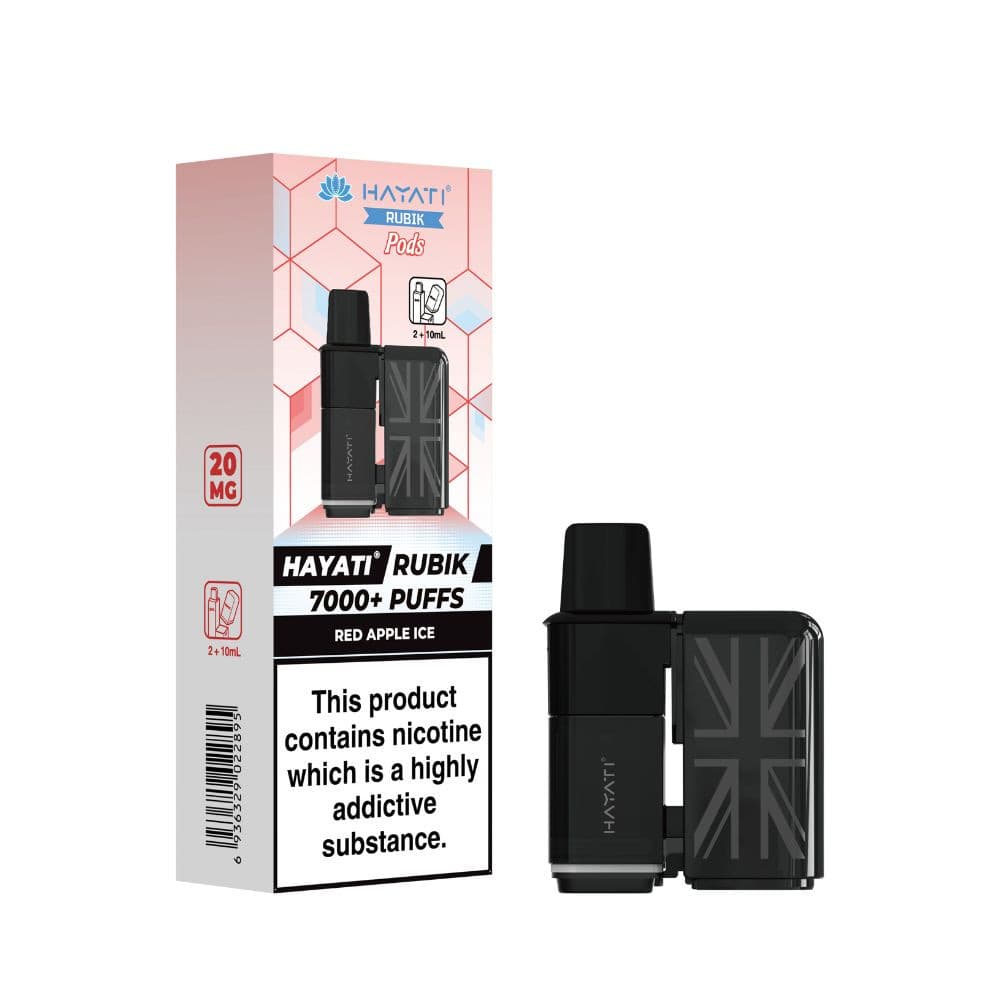  Red Apple Ice Hayati Rubik 7k Refill Pods Pack of 5