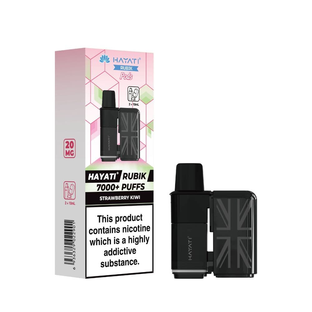  Strawberry Kiwi Hayati Rubik 7k Refill Pods Pack of 5