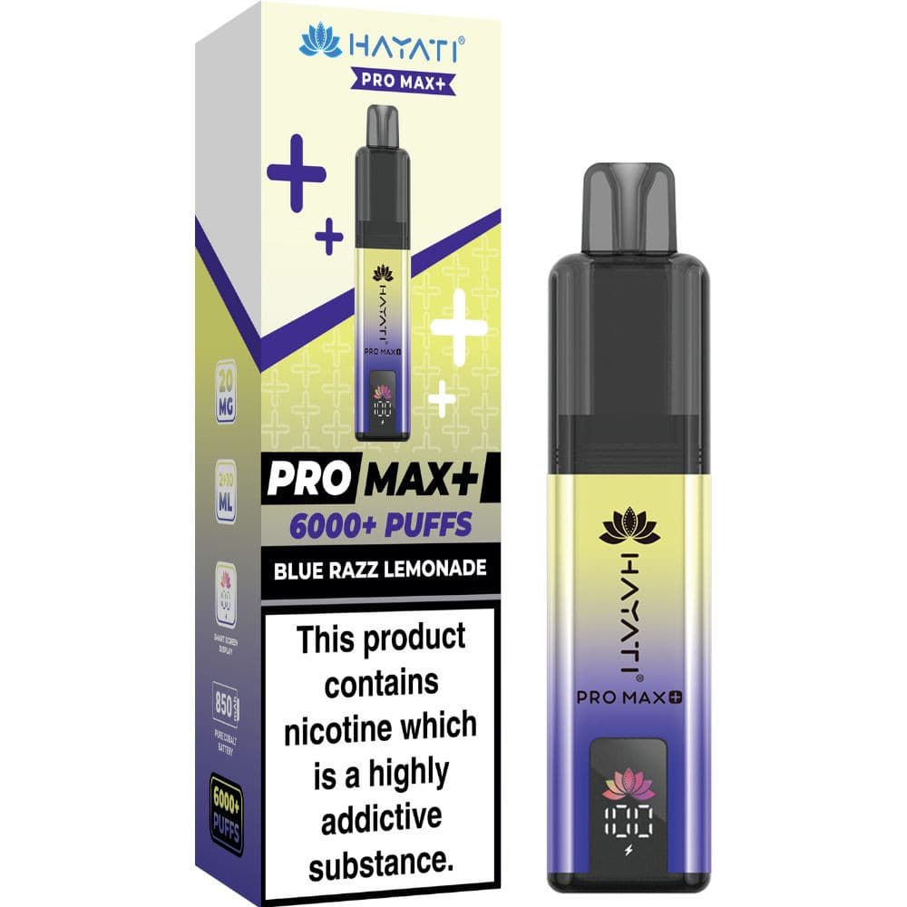  Blue Razz Lemonade Hayati Pro Max Plus Box of 5