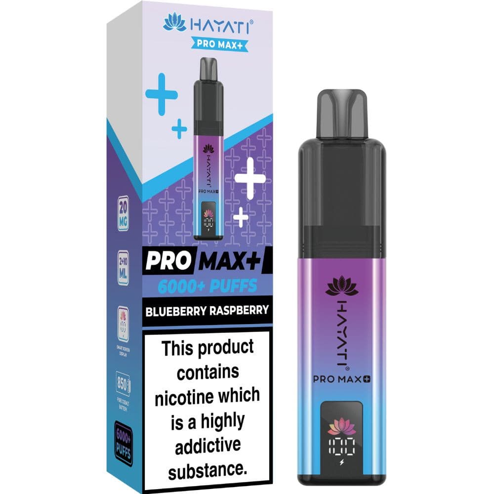  Blueberry Raspberry Hayati Pro Max Plus Box of 5