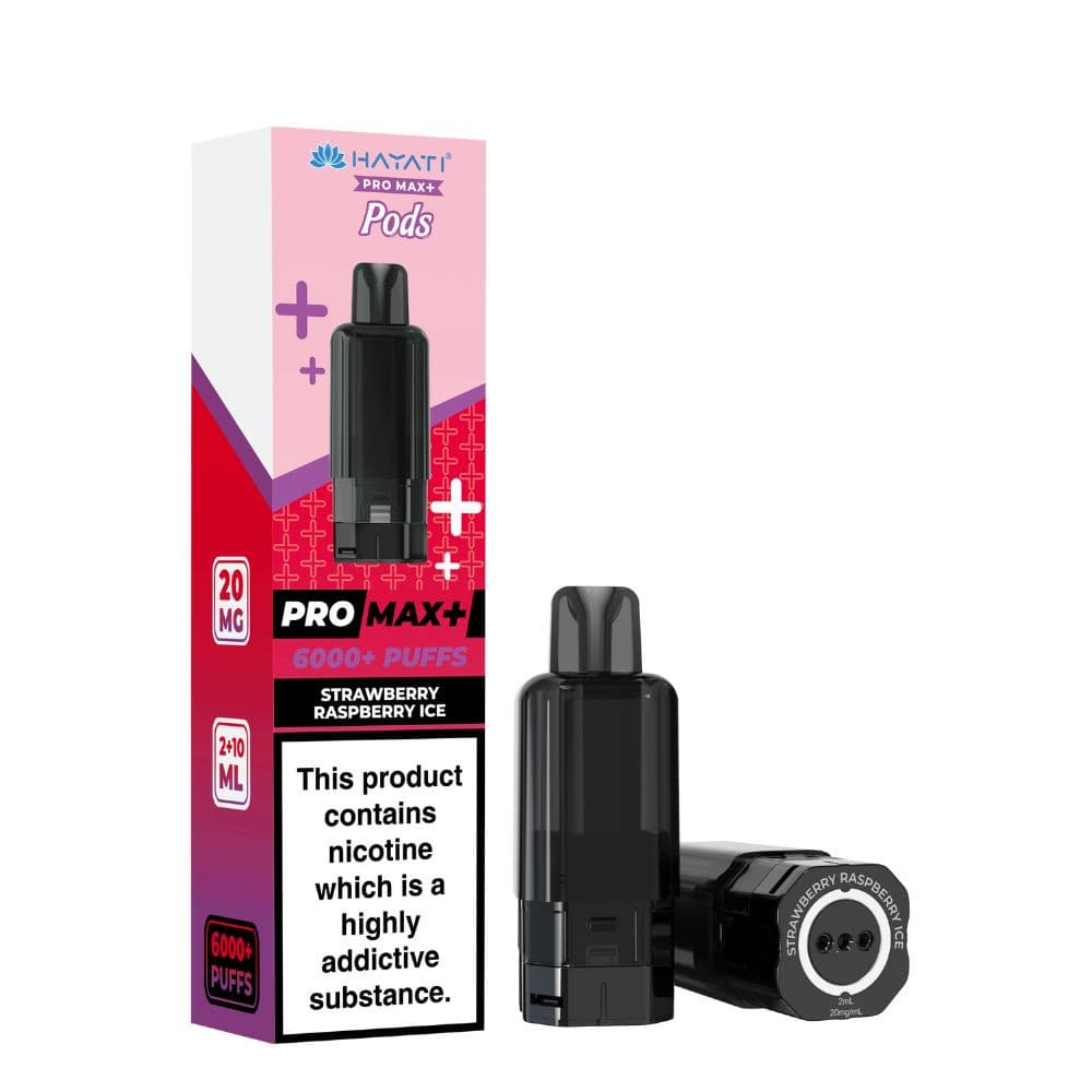  Strawberry Raspberry Ice Hayati Pro Max Plus Refill Pods Pack of 5