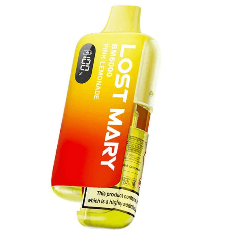  Pink Lemonade Lost Mary Bm6000 Vape Kit Box of 5