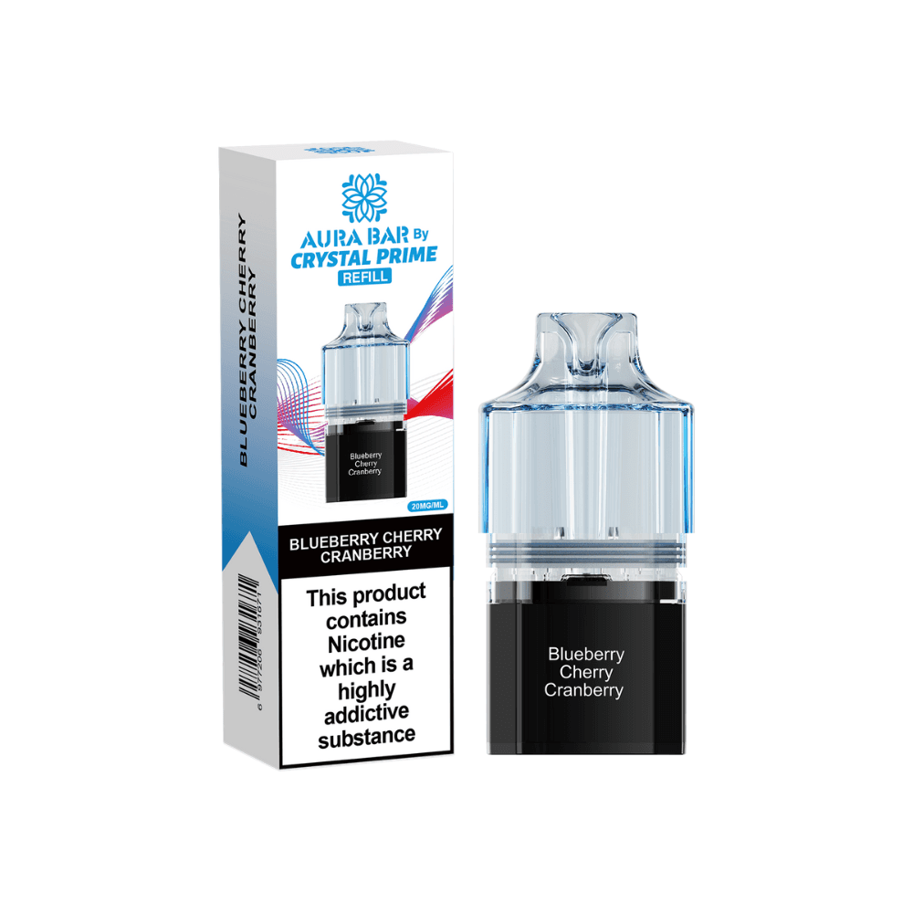  Blue Cherry Cranberry Crystal Prime Aura Bar 10k Pods Pack of 5