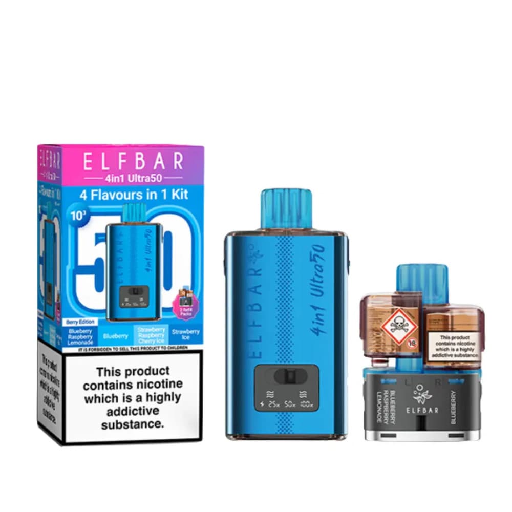  Berry Edition Elf Bar Ultra 50k Vape Kit Box of 5