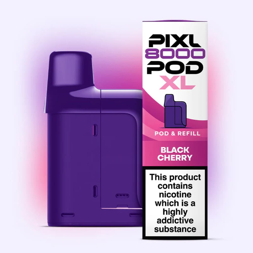  Black Cherry Pixl 8000 Refill Pods Pack of 5