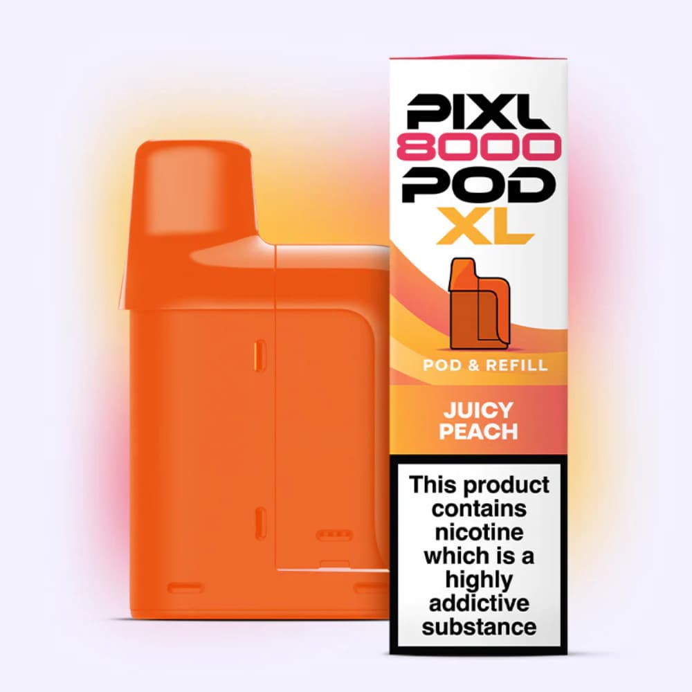  Juicy Peach Pixl 8000 Refill Pods Pack of 5