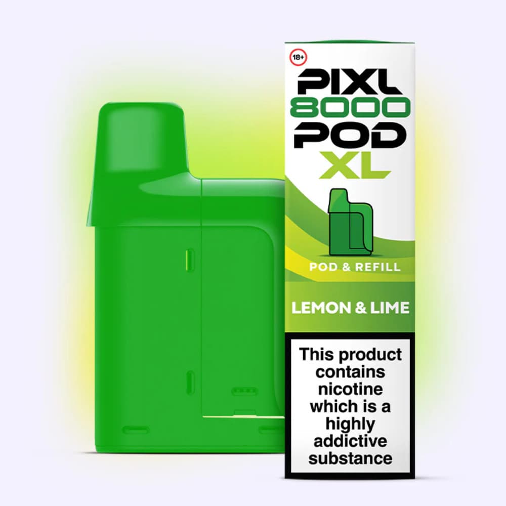  Lemon & Lime Pixl 8000 Refill Pods Pack of 5