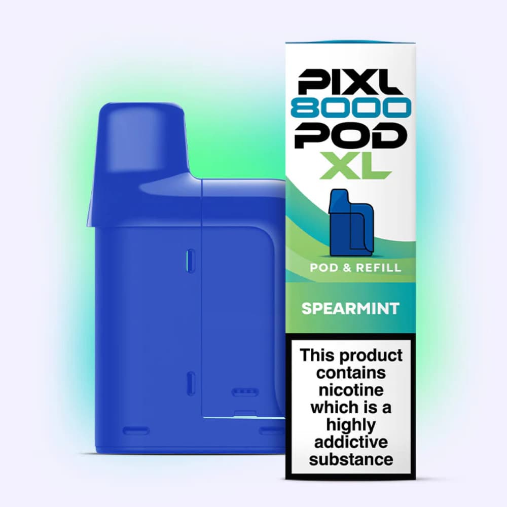  Spearmint Pixl 8000 Refill Pods Pack of 5