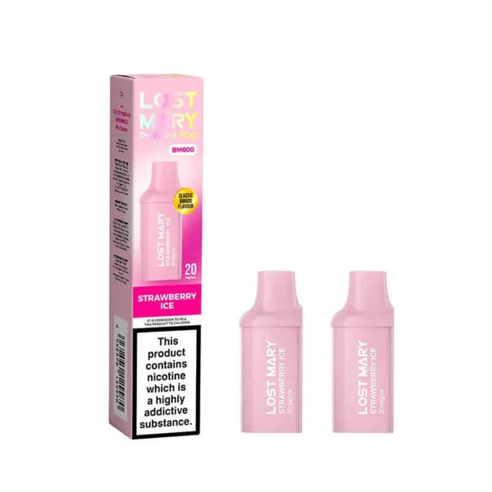  Strawberry Ice Lost Mary Bm6000 Pods Pack of 5