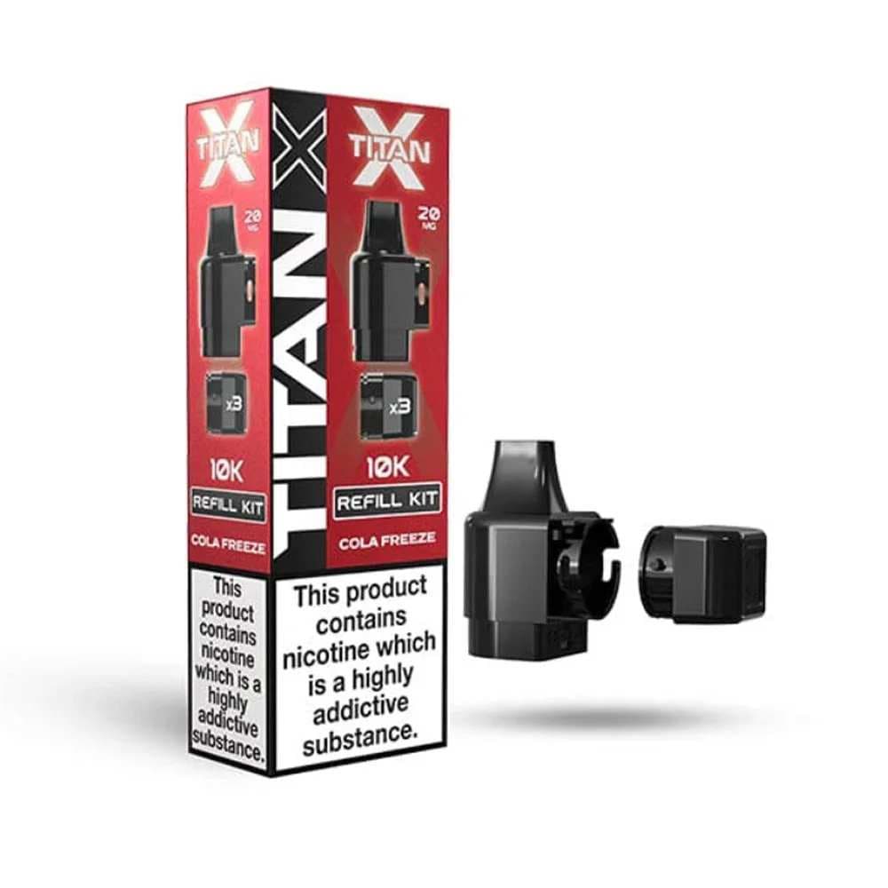 Cola Freeze Titan X 10K Prefilled Pods Pack of 10
