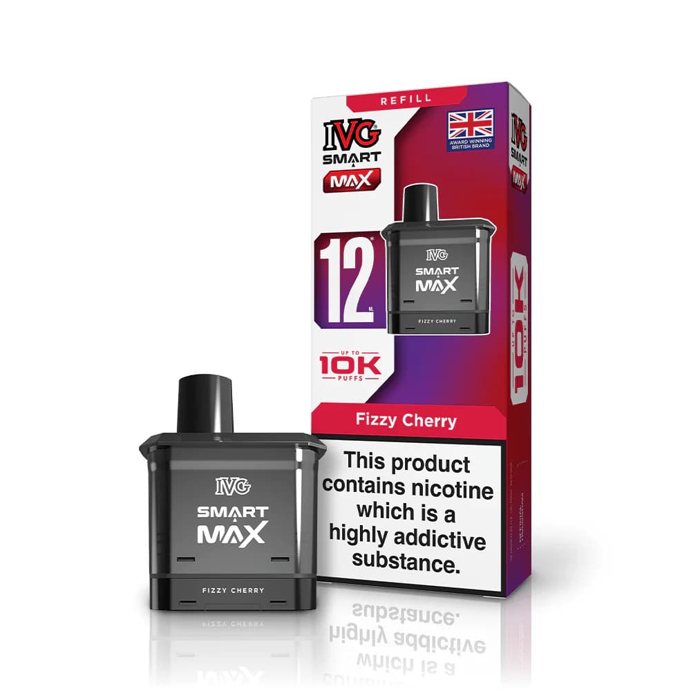  Fizzy Cherry IVG Smart Max 10k Pods Pack of 5