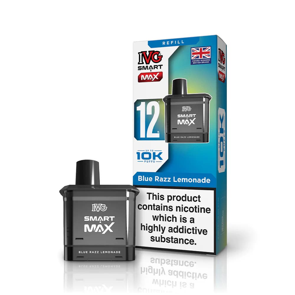  Blue Razz Lemonade IVG Smart Max 10k Pods Pack of 5