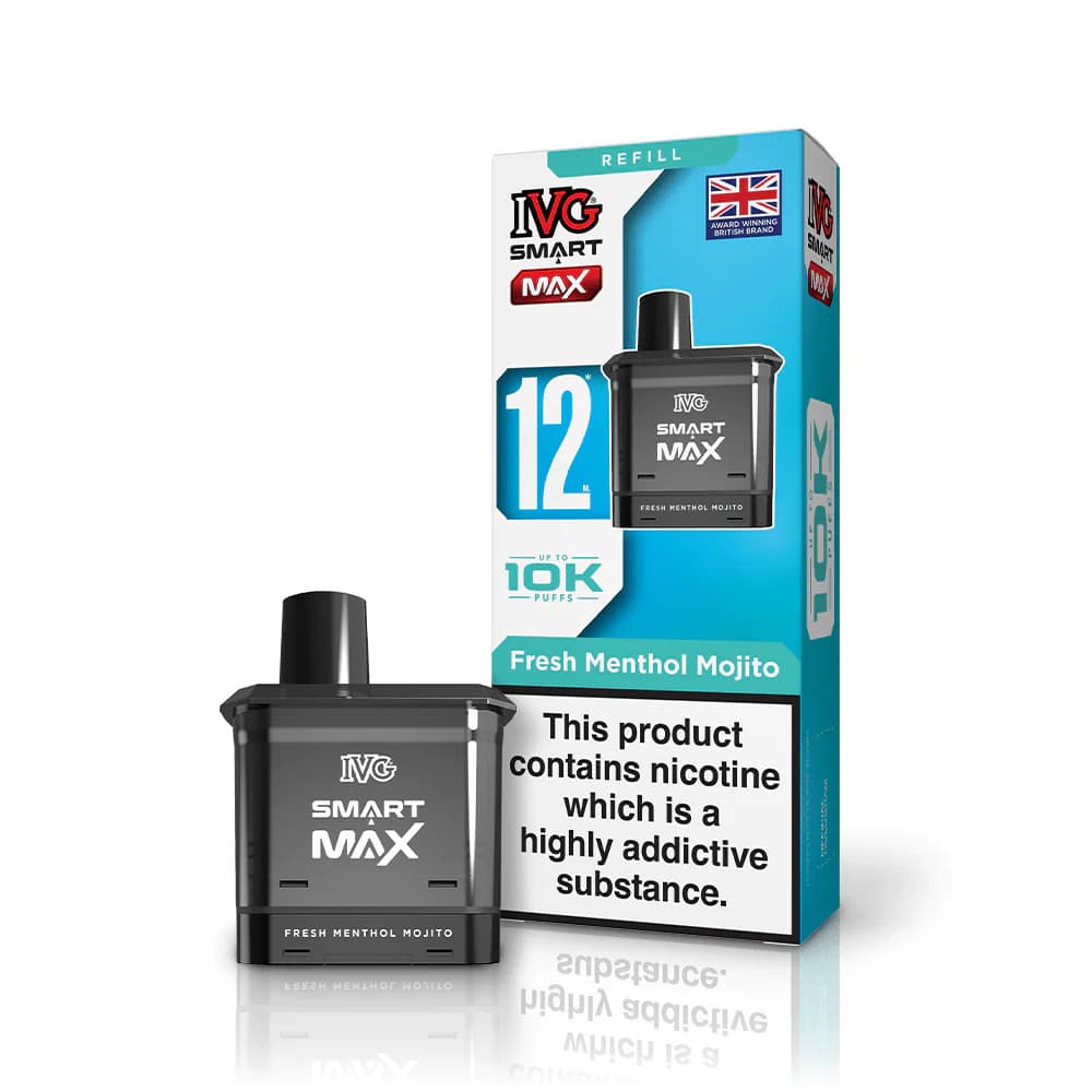  Fresh Menthol Mojito IVG Smart Max 10k Pods Pack of 5