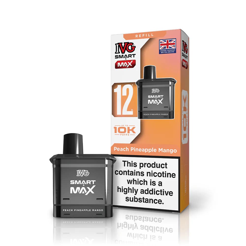  Peach Pineapple Mango IVG Smart Max 10k Pods Pack of 5