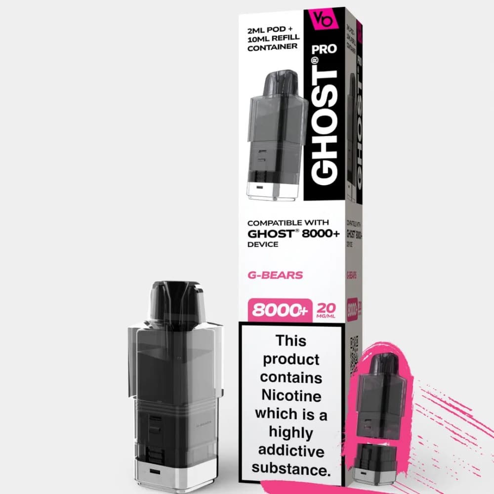  G-Bears Ghost Pro 8000 Refill Pods Pack of 5