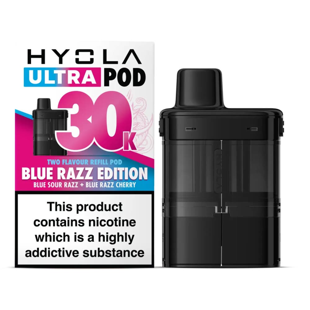  Blue Razz Edition Hyola Ultra 30k Refill Pods Pack of 5