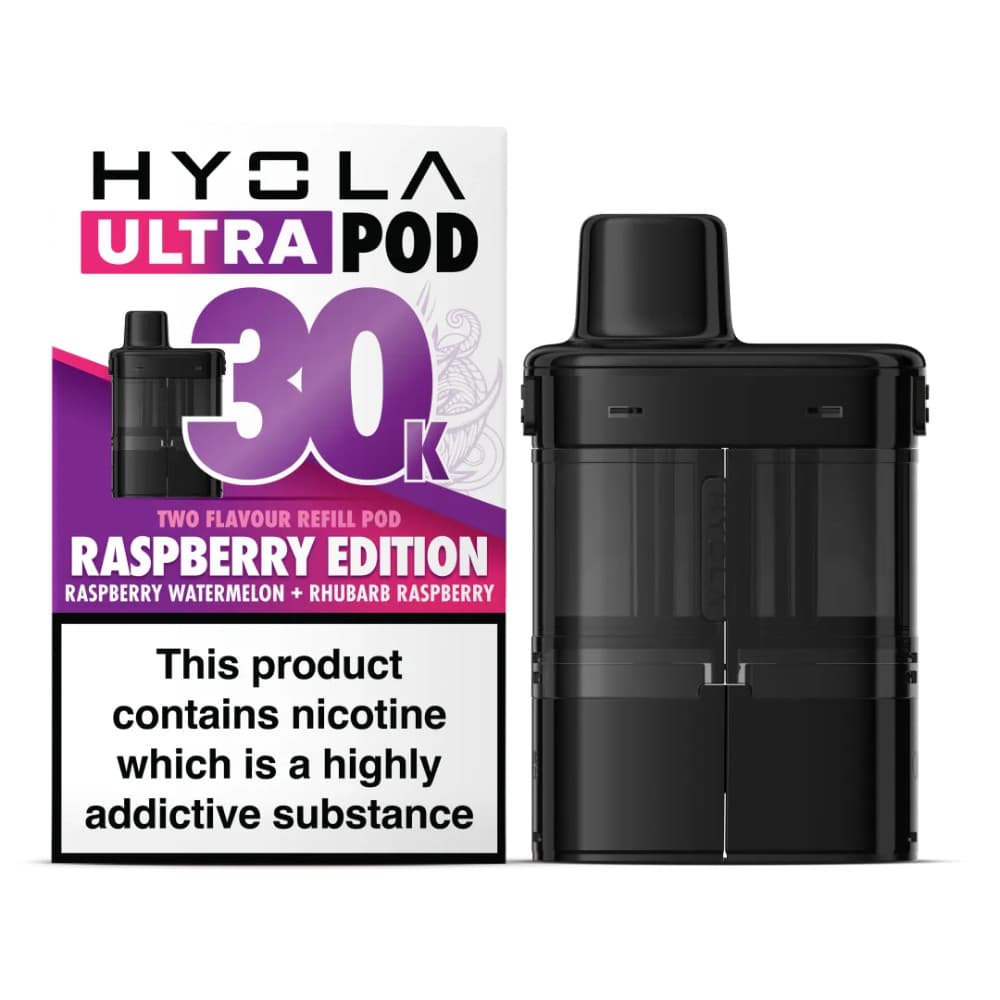  Raspberry Edition Hyola Ultra 30k Refill Pods Pack of 5