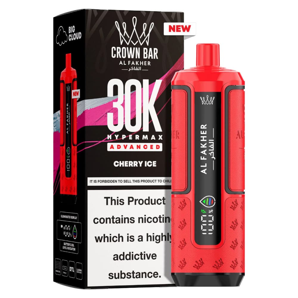  Cherry Ice Al Fakher 30k Hypermax Pods Box of 5