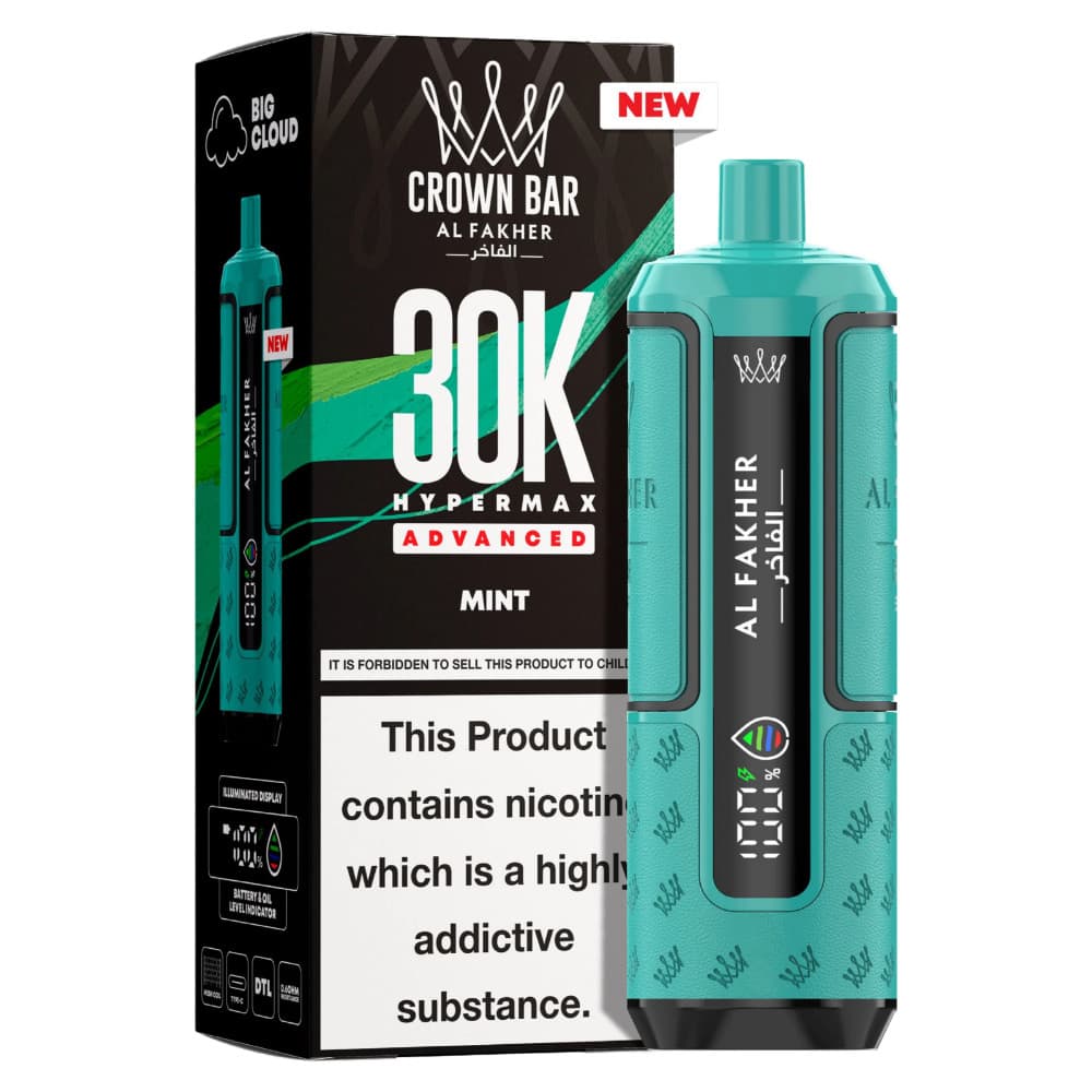  Mint Al Fakher 30k Hypermax Pods Box of 5