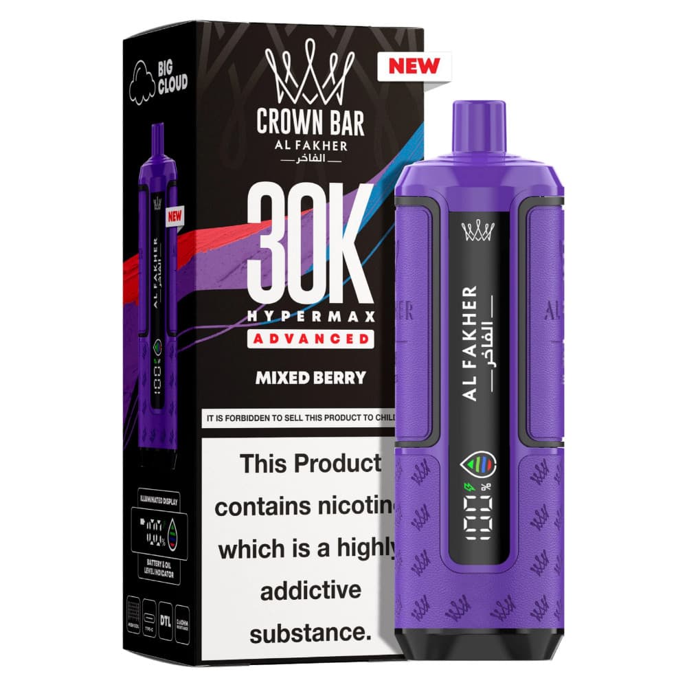  Mixed Berry Al Fakher 30k Hypermax Pods Box of 5