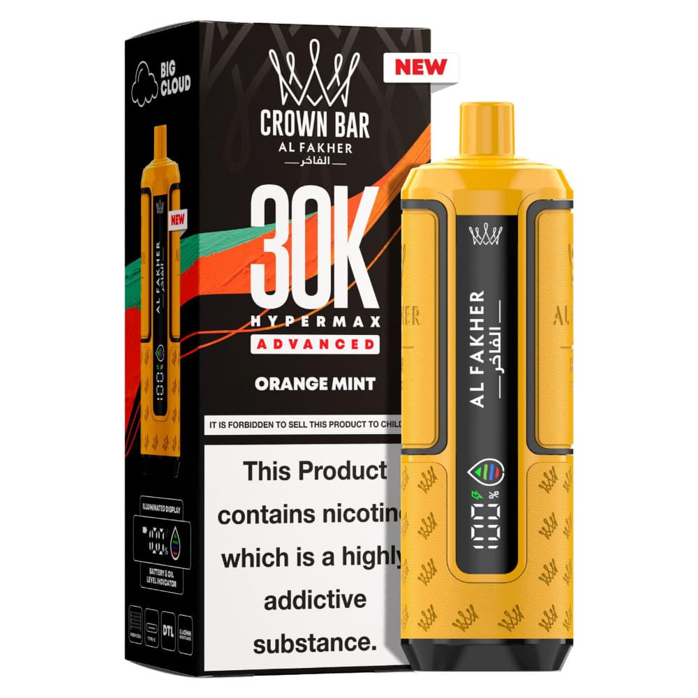  Orange Mint Al Fakher 30k Hypermax Pods Box of 5