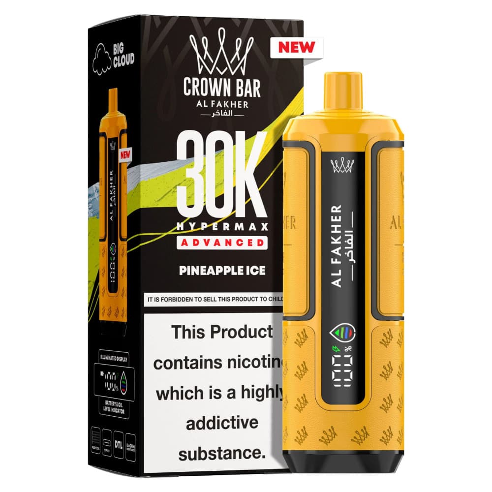  Pineapple Ice Al Fakher 30k Hypermax Pods Box of 5