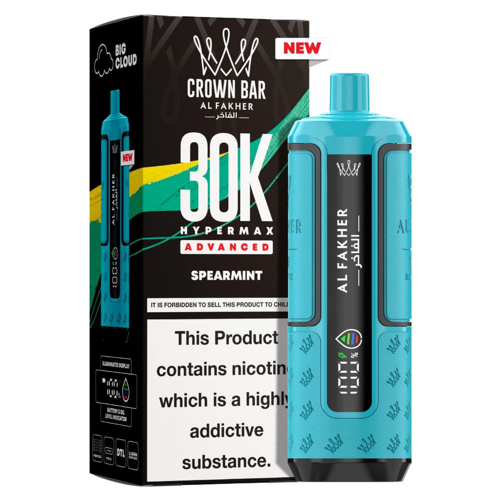  Spearmint Al Fakher 30k Hypermax Pods Box of 5