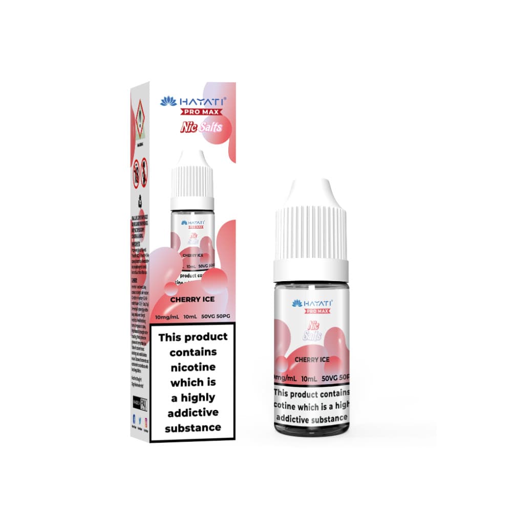  Cherry Ice / 10mg Hayati Pro Max Nic Salts Box of 10