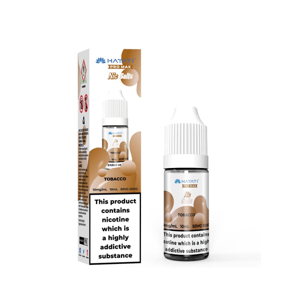  Tobacco / 10mg Hayati Pro Max Nic Salts Box of 10