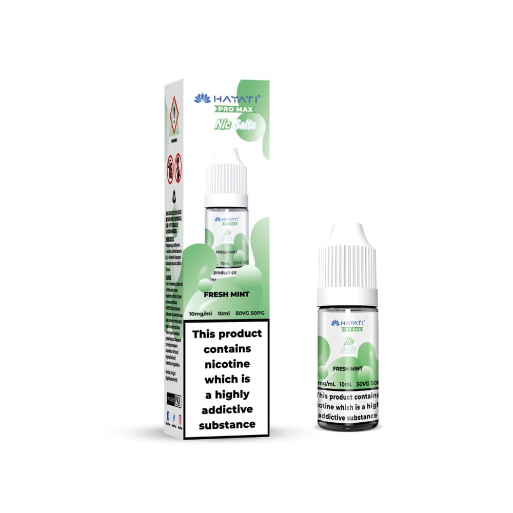  Fresh Mint / 20mg Hayati Pro Max Nic Salts Box of 10