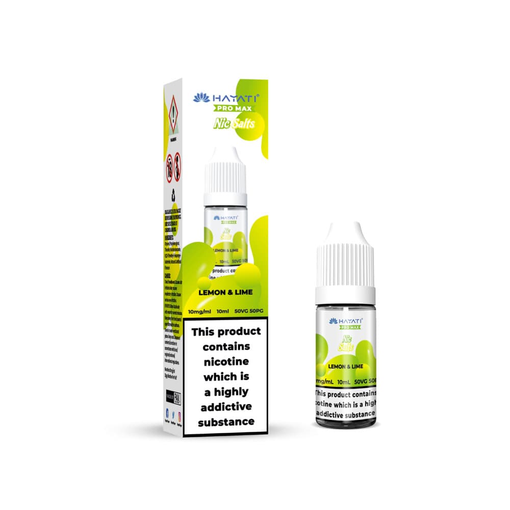  Lemon Lime / 20mg Hayati Pro Max Nic Salts Box of 10