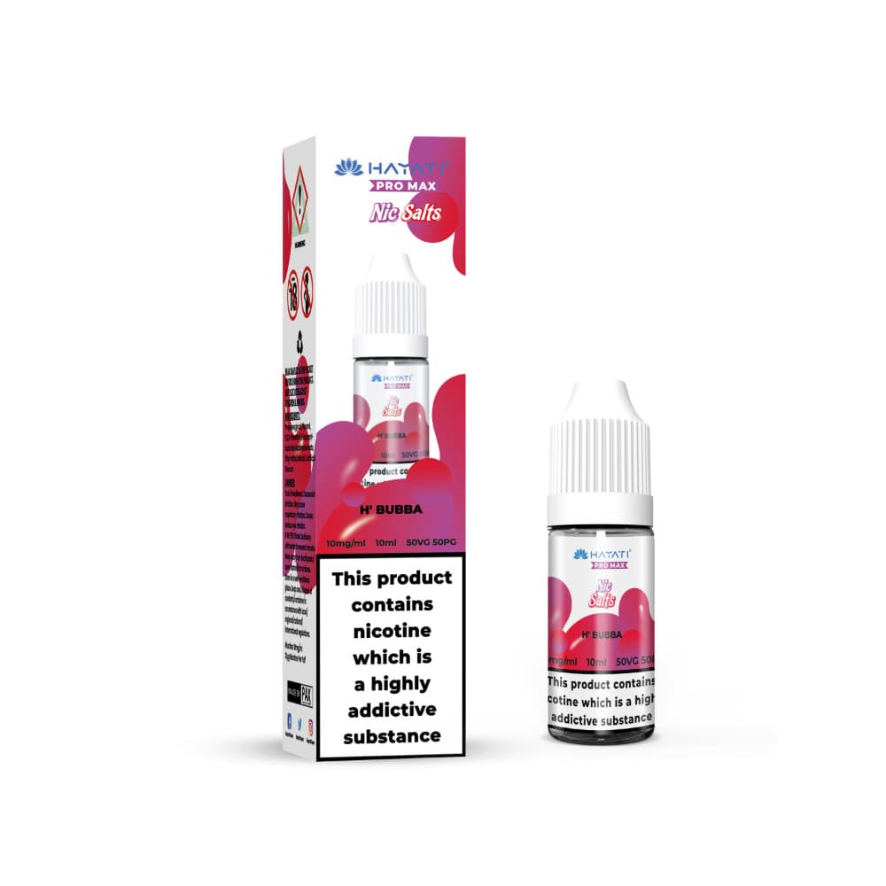  H'Bubba / 20mg Hayati Pro Max Nic Salts Box of 10