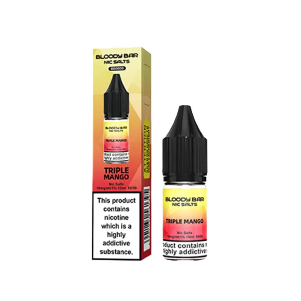  Triple Mango / 20mg Bloody Bar Nic Salts e liquids 10ml Box of 10
