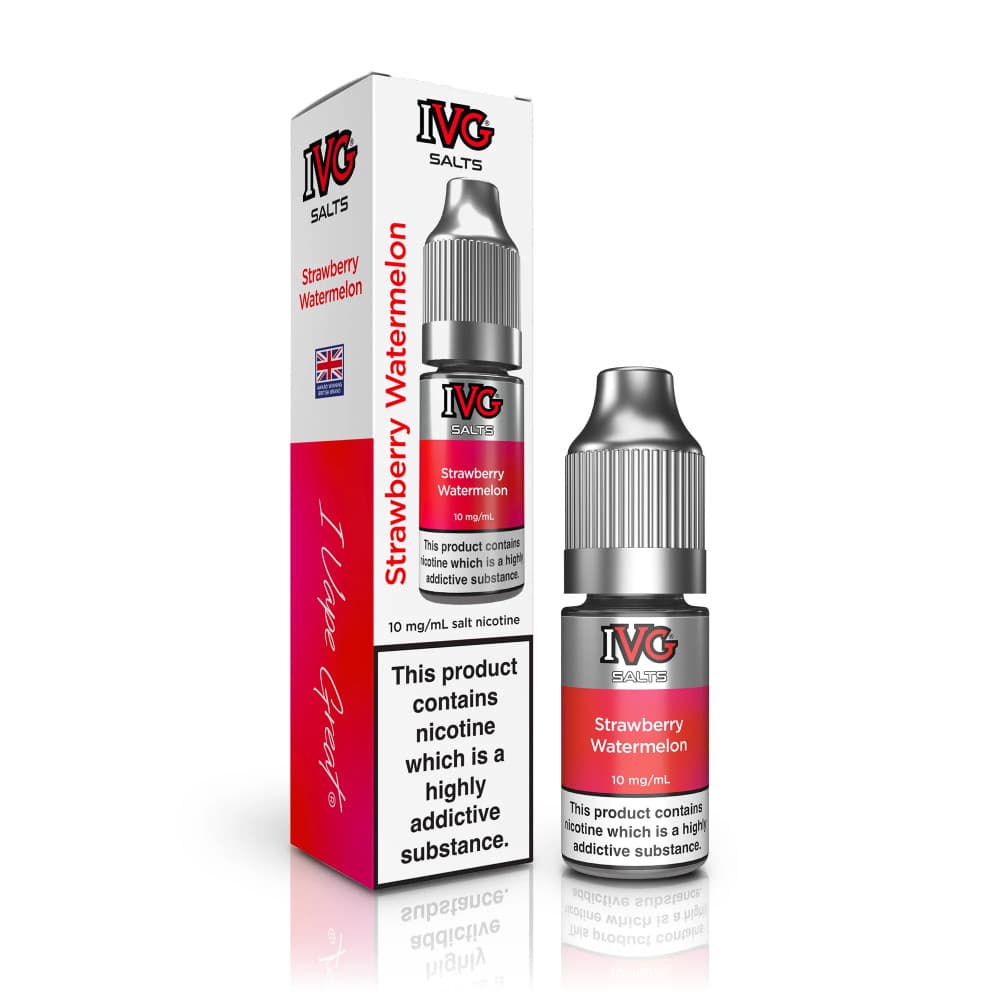  Strawberry Watermelon / 20mg IVG Salt e liquids 10ml Box of 10