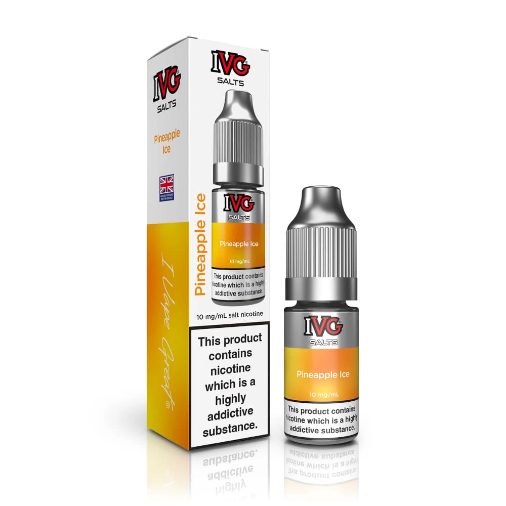  Pineapple Ice / 10mg IVG Salt e liquids 10ml Box of 10
