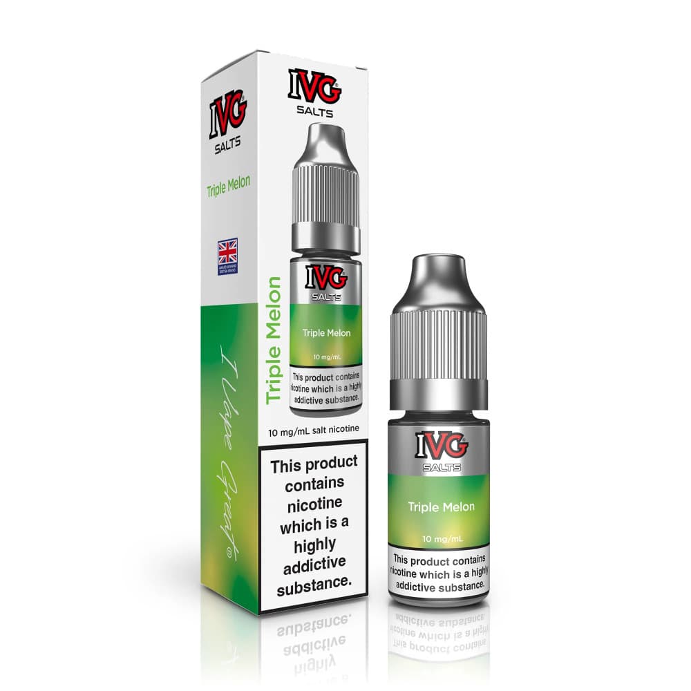  Triple Melon / 10mg IVG Salt e liquids 10ml Box of 10