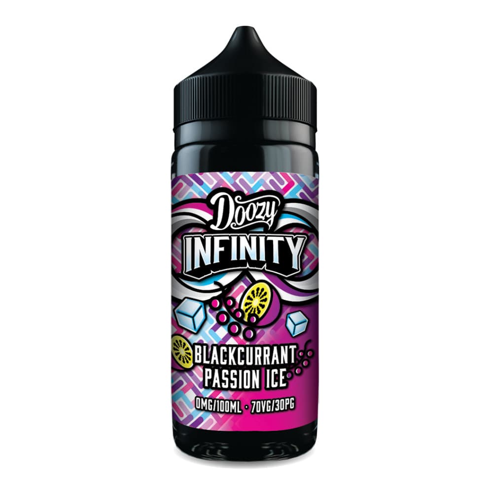  Blackcurrant Passion Ice / 20mg Doozy Infinity Nic Salts e liquids 10ml Box of 10