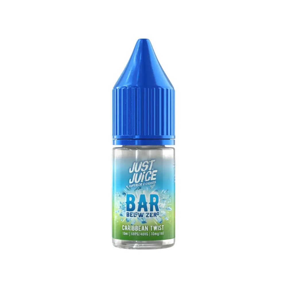  Caribbean Twist / 10mg Just Juice Below Zero Nic Salts e liquids 10ml Box of 5